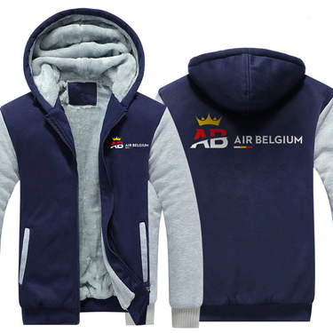 BELGIUM AIRLINES JACKETS FLEECE SWEATSHIRT